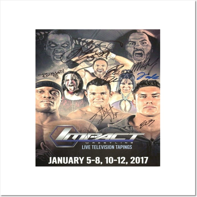 Autographed Impact Wrestling Photo Wall Art by ForeverADreamerOfficial